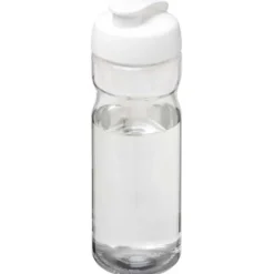 Bidon H2O Eco o pojemności 650 ml z wieczkiem zaciskowym / Przezroczysty 21009792