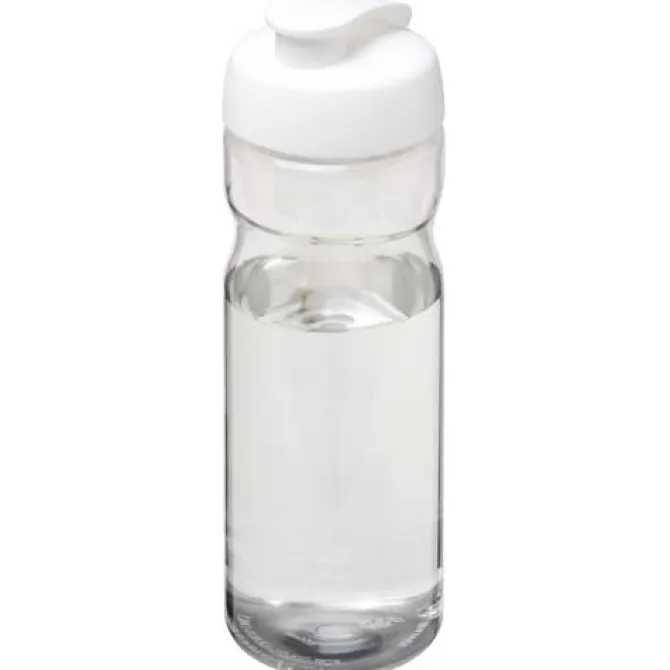 Bidon H2O Eco o pojemności 650 ml z wieczkiem zaciskowym / Kość słoniowa 21009721