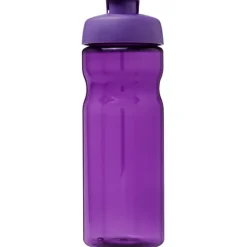 Bidon H2O Eco o pojemności 650 ml z wieczkiem zaciskowym / Fioletowy 21009719
