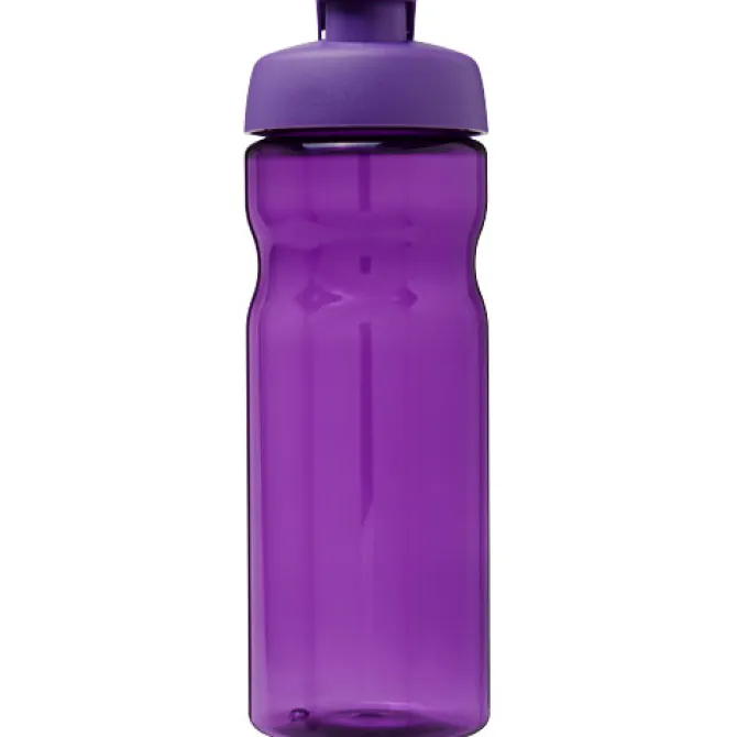 Bidon H2O Eco o pojemności 650 ml z wieczkiem zaciskowym / Fioletowy 21009719