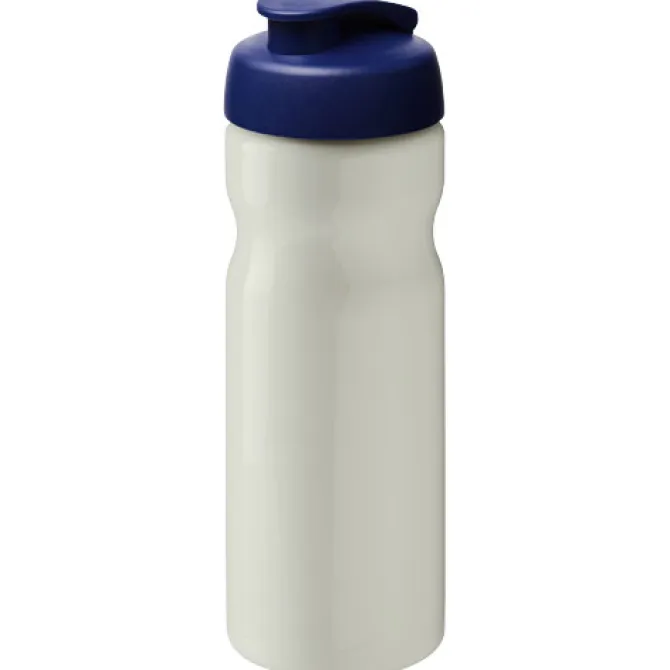 Bidon H2O Eco o pojemności 650 ml z wieczkiem zaciskowym / Kość słoniowa 21009722