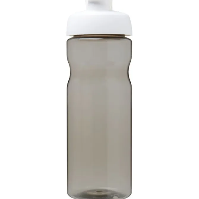Bidon H2O Eco o pojemności 650 ml z wieczkiem zaciskowym / Ciemnografitowy 21009701
