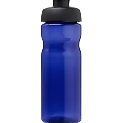 Bidon H2O Eco o pojemności 650 ml z wieczkiem zaciskowym / Niebieski 21009711