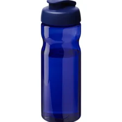 Bidon H2O Eco o pojemności 650 ml z wieczkiem zaciskowym / Niebieski 21009712