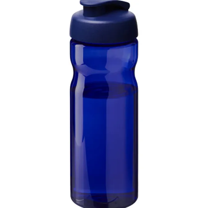 Bidon H2O Eco o pojemności 650 ml z wieczkiem zaciskowym / Niebieski 21009712