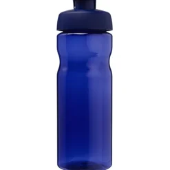 Bidon H2O Eco o pojemności 650 ml z wieczkiem zaciskowym / Niebieski 21009712