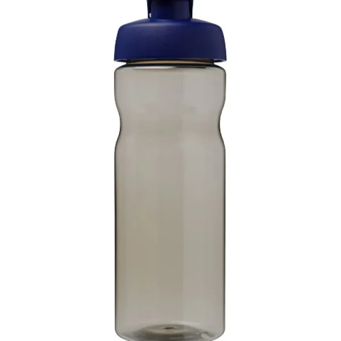 Bidon H2O Eco o pojemności 650 ml z wieczkiem zaciskowym / Ciemnografitowy 21009702