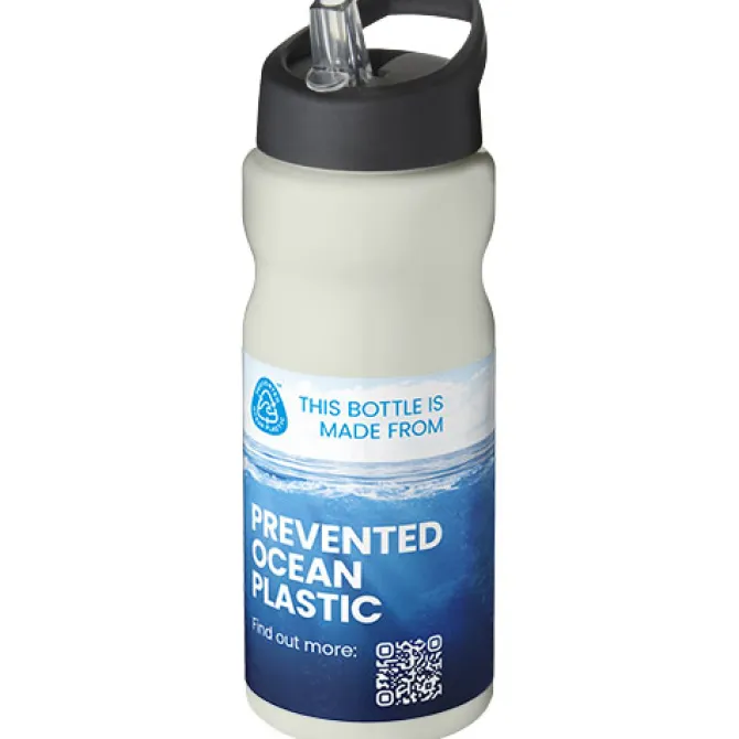 Bidon H2O Eco o pojemności 650 ml z wieczkiem z dzióbkiem / Kość słoniowa 21009914