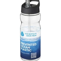 Bidon H2O Eco o pojemności 650 ml z wieczkiem z dzióbkiem / Przezroczysty 21009991