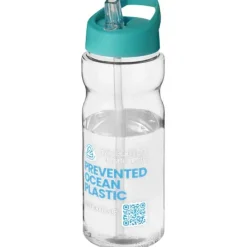 Bidon H2O Eco o pojemności 650 ml z wieczkiem z dzióbkiem / Przezroczysty 21009995