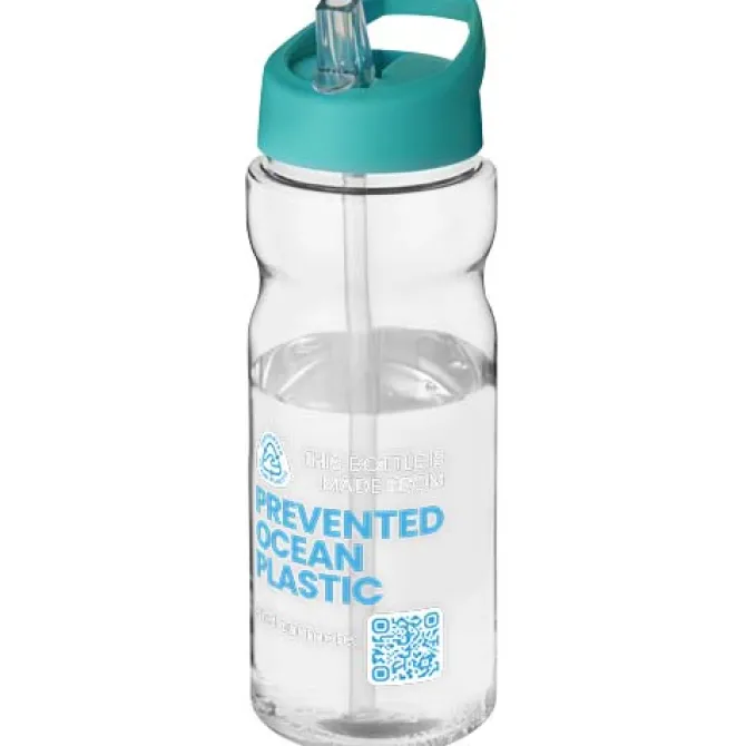 Bidon H2O Eco o pojemności 650 ml z wieczkiem z dzióbkiem / Przezroczysty 21009995