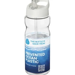 Bidon H2O Eco o pojemności 650 ml z wieczkiem z dzióbkiem / Przezroczysty 21009992