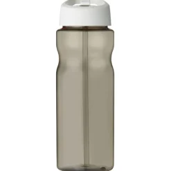 Bidon H2O Eco o pojemności 650 ml z wieczkiem z dzióbkiem / Ciemnografitowy 21009901