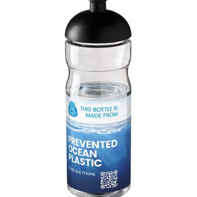Bidon H2O Eco o pojemności 650 ml z wypukłym wieczkiem / Przezroczysty 21009891