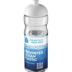 Bidon H2O Eco o pojemności 650 ml z wypukłym wieczkiem / Kość słoniowa 21009840