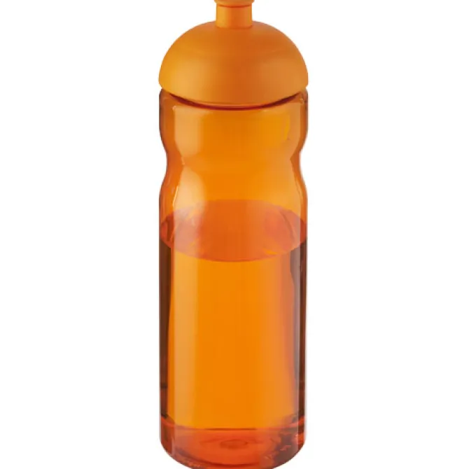 Bidon H2O Eco o pojemności 650 ml z wypukłym wieczkiem / Pomarańczowy 21009831
