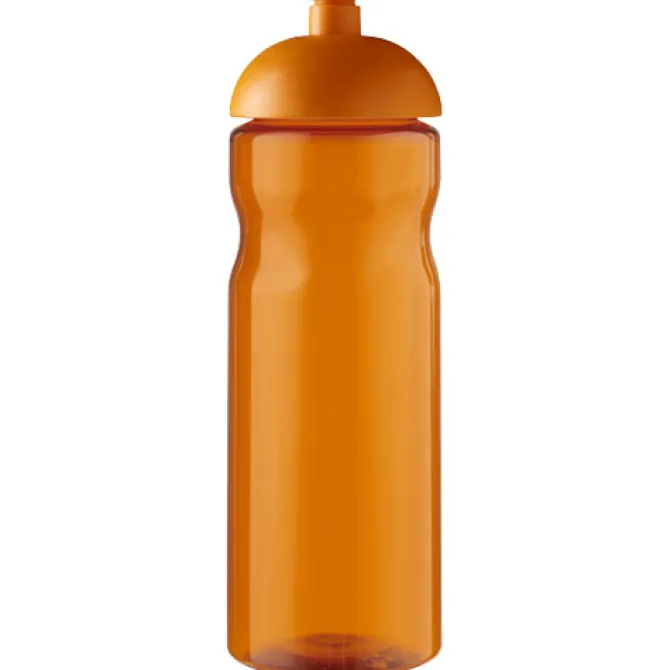 Bidon H2O Eco o pojemności 650 ml z wypukłym wieczkiem / Pomarańczowy 21009831