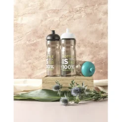 Bidon H2O Eco o pojemności 650 ml z wypukłym wieczkiem / Pomarańczowy 21009831