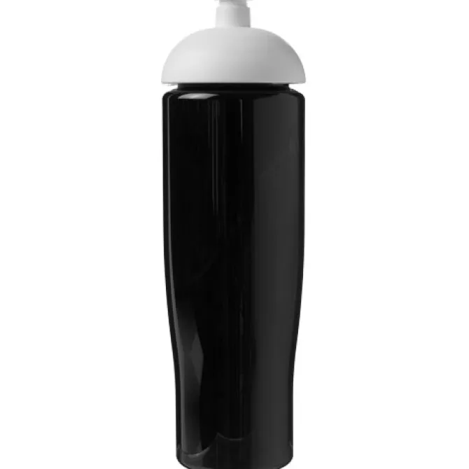 Bidon H2O Tempo® o pojemności 700 ml z wypukłym wieczkiem / Czarny 21004212