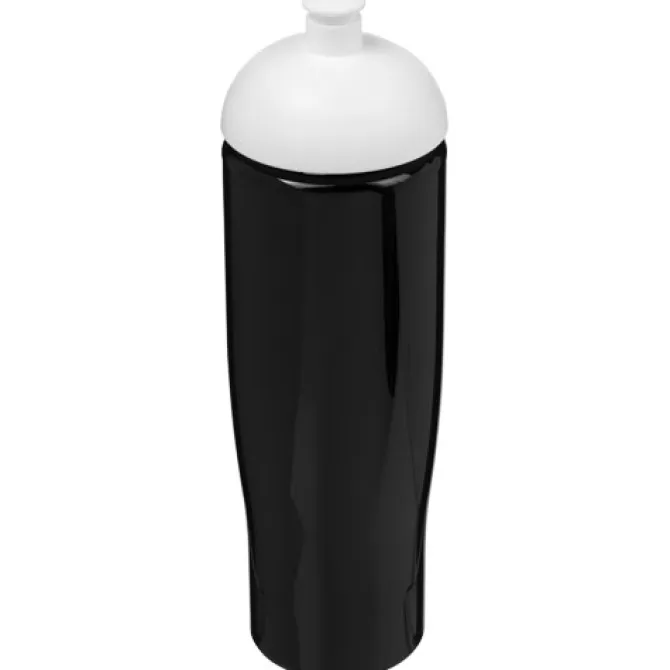 Bidon H2O Tempo® o pojemności 700 ml z wypukłym wieczkiem / Czarny 21004212