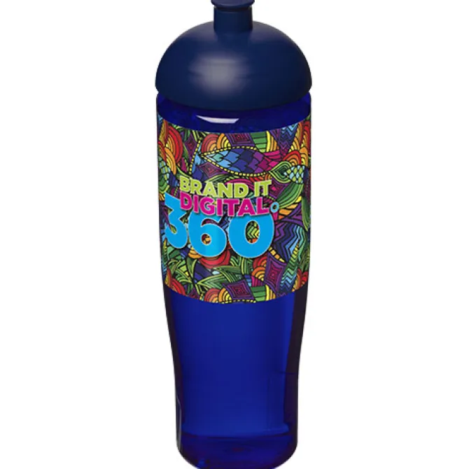 Bidon H2O Tempo® o pojemności 700 ml z wypukłym wieczkiem / Niebieski 21004219