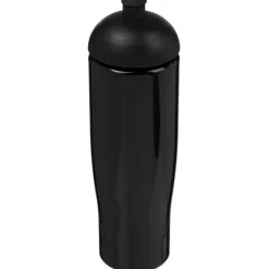 Bidon H2O Tempo® o pojemności 700 ml z wypukłym wieczkiem / Czarny 21004211
