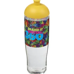 Bidon H2O Tempo® o pojemności 700 ml z wypukłym wieczkiem / Przezroczysty 21004210
