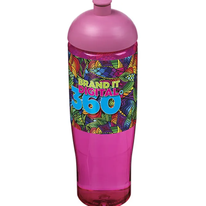 Bidon H2O Tempo® o pojemności 700 ml z wypukłym wieczkiem / Magenta 21004222