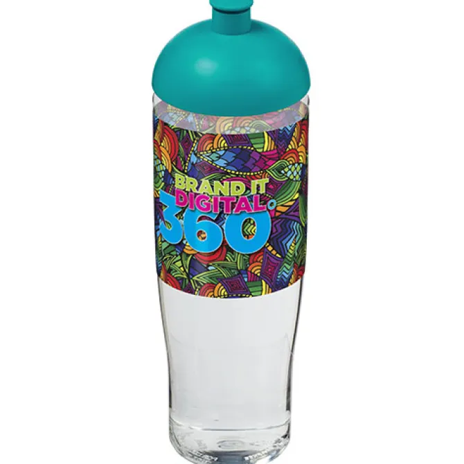 Bidon H2O Tempo® o pojemności 700 ml z wypukłym wieczkiem / Przezroczysty 21004205