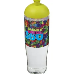 Bidon H2O Tempo® o pojemności 700 ml z wypukłym wieczkiem / Przezroczysty 21004204