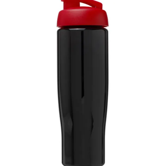 Bidon H2O Tempo® o pojemności 700 ml z wieczkiem zaciskowym / Czarny 21004014