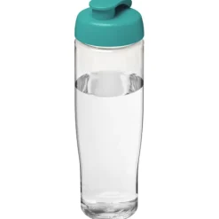 Bidon H2O Tempo® o pojemności 700 ml z wieczkiem zaciskowym / Przezroczysty 21004005