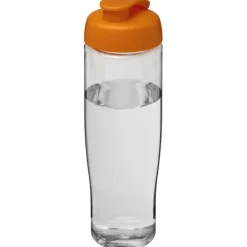 Bidon H2O Tempo® o pojemności 700 ml z wieczkiem zaciskowym / Przezroczysty 21004007