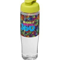 Bidon H2O Tempo® o pojemności 700 ml z wieczkiem zaciskowym / Magenta 21004022