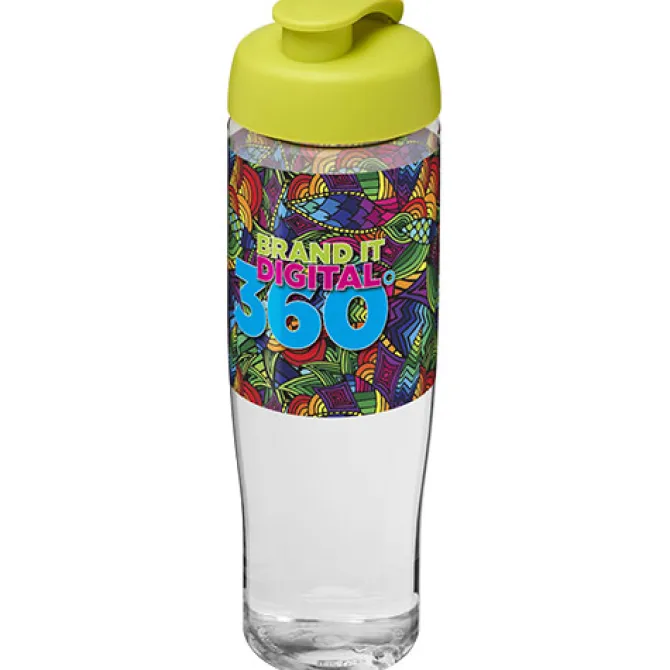 Bidon H2O Tempo® o pojemności 700 ml z wieczkiem zaciskowym / Limonka 21004020