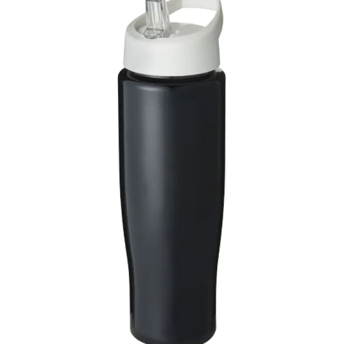 Bidon H2O Tempo® o pojemności 700 ml z wieczkiem z słomką / Różowy 21004428