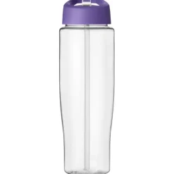 Bidon H2O Tempo® o pojemności 700 ml z wieczkiem z słomką / Przezroczysty 21004424