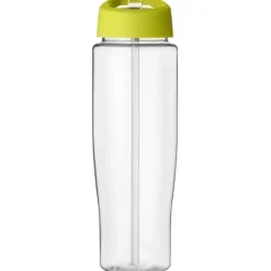Bidon H2O Tempo® o pojemności 700 ml z wieczkiem z słomką / Przezroczysty 21004421