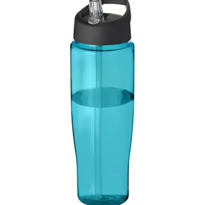 Bidon H2O Tempo® o pojemności 700 ml z wieczkiem z słomką / Błękitny 21004405
