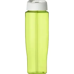 Bidon H2O Tempo® o pojemności 700 ml z wieczkiem z słomką / Niebieski 21004403