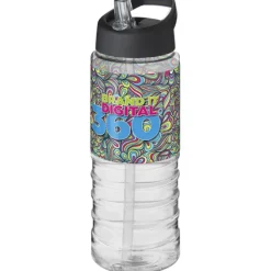 Bidon H2O Treble o pojemności 750 ml z wieczkiem z dzióbkiem / Przezroczysty 21087700
