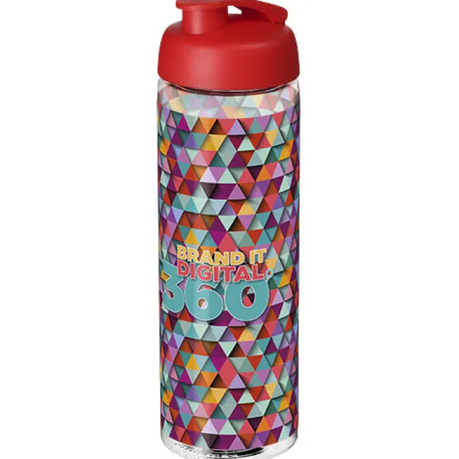 Bidon H2O Vibe o pojemności 850 ml z otwieranym wieczkiem / Przezroczysty 21009403