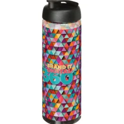 Bidon H2O Vibe o pojemności 850 ml z otwieranym wieczkiem / Przezroczysty 21009404