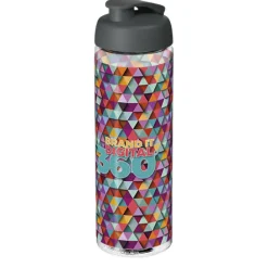 Bidon H2O Vibe o pojemności 850 ml z otwieranym wieczkiem / Przezroczysty 21009413