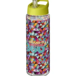 Bidon H2O Vibe o pojemności 850 ml z wieczkiem z dzióbkiem / Niebieski 21009605