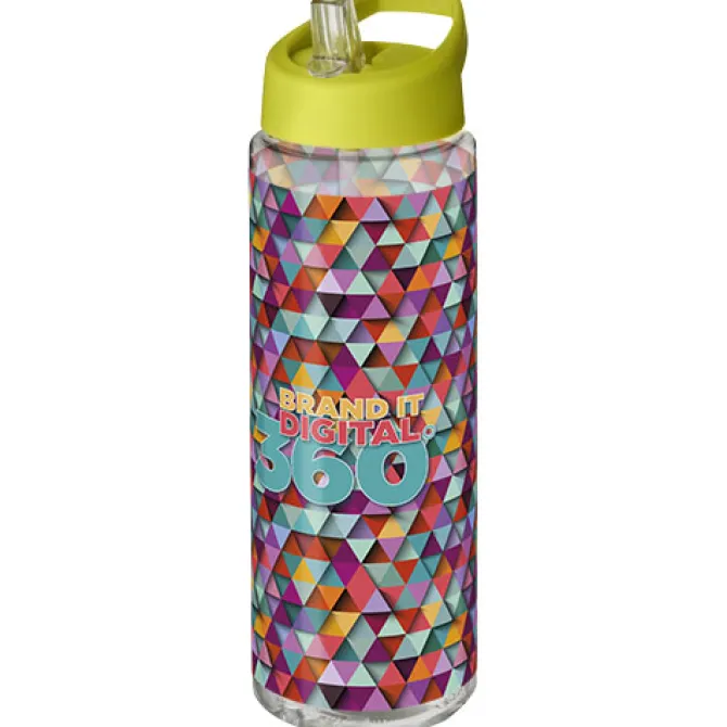 Bidon H2O Vibe o pojemności 850 ml z wieczkiem z dzióbkiem / Niebieski 21009605