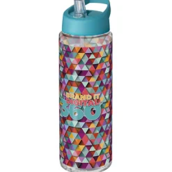 Bidon H2O Vibe o pojemności 850 ml z wieczkiem z dzióbkiem / Przezroczysty 21009608