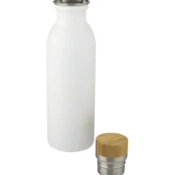 Bidon Kalix o pojemności 650 ml ze stali nierdzewnej / Biały 10067701