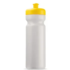 Bidon sportowy BIO 750ml / Biały / żółty LT98860-N0141