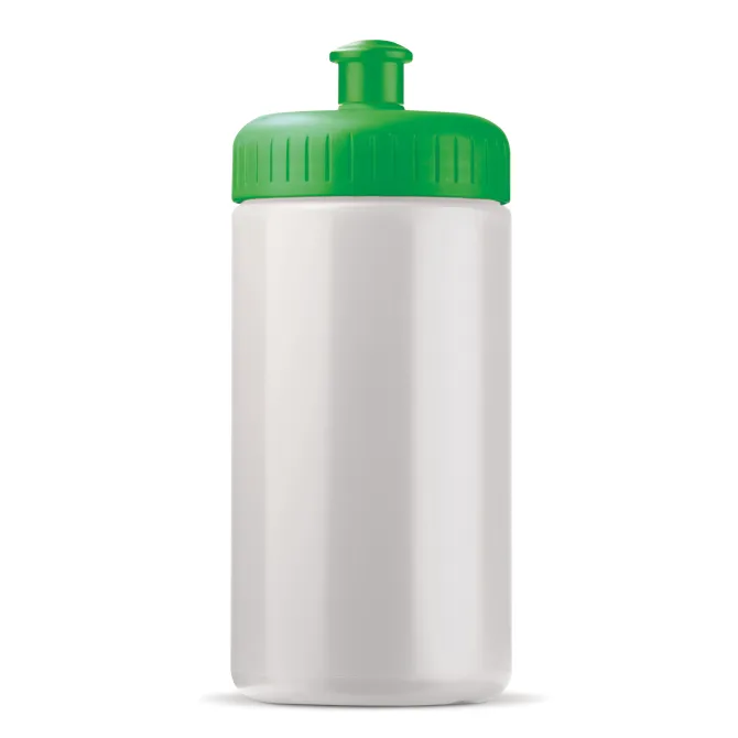 Bidon Sportowy Bio 500ml podstawowa / Biały / zielony LT98859-N0131